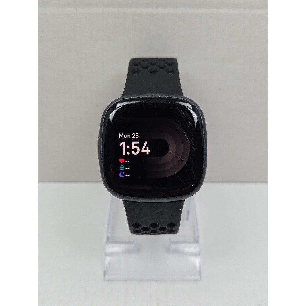 Fitbit Versa 4 GPS Smartwatch Charger Heart Rate Sleep Tracker NFC *READ